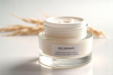Jar of Rice Ceramide Moisturizing Cream, a rich and hydrating cream for Japanese beauty ritual.